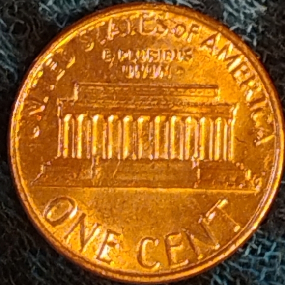 💥1980 D, DDO Lincoln Penny In BRILLIANT CONDITION 💯With EXCELLENT TONING💥 - Picture 3 of 8